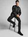 Jack & Jones Čierne slim fit džínsy Jack & Jones Glenn