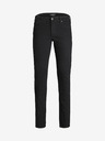 Jack & Jones Čierne slim fit džínsy Jack & Jones Glenn
