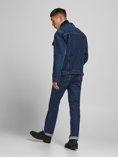Jack & Jones Tmavomodré džínsy rovného strihu Jack & Jones Clark