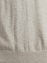 Jack & Jones Béžový pánsky žíhaný základný sveter Jack & Jones Emil