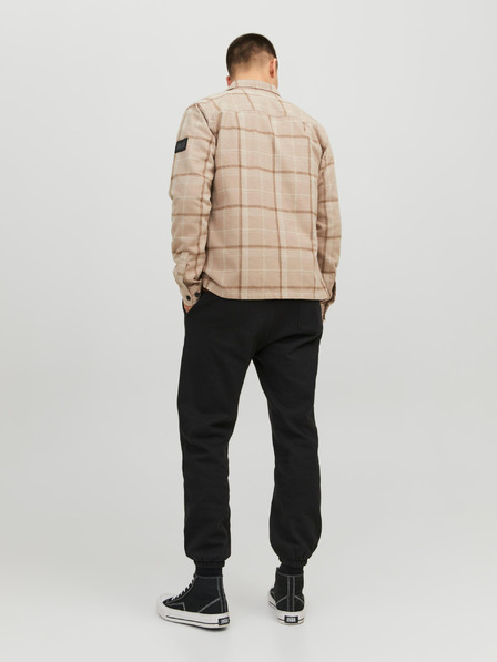 Jack & Jones Čierne pánske tepláky Jack & Jones Kane