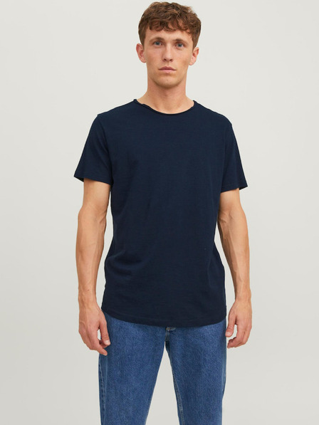Jack & Jones Tmavomodré pánske tričko Jack & Jones Basher
