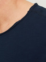Jack & Jones Tmavomodré pánske tričko Jack & Jones Basher