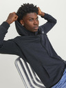 Jack & Jones Tmavomodrá pánska mikina Jack & Jones Air s kapucňou na zips
