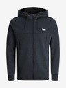 Jack & Jones Tmavomodrá pánska mikina Jack & Jones Air s kapucňou na zips