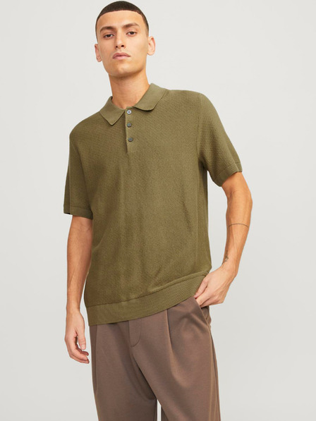 Jack & Jones Jack & Jones Blusandri Khaki pánska polokošeľa