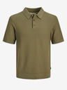 Jack & Jones Jack & Jones Blusandri Khaki pánska polokošeľa