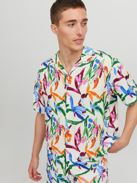 Jack & Jones Farebná pánska vzorovaná košeľa s krátkym rukávom Jack & Jones Luke