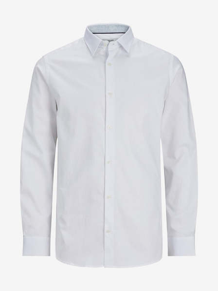 Jack & Jones Biela pánska severská košeľa Jack & Jones