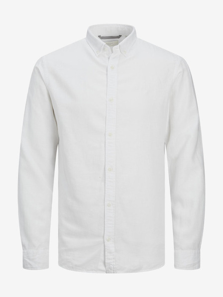 Jack & Jones Biela pánska košeľa Jack & Jones Maze