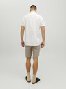 Jack & Jones Béžové pánske chino šortky s plátnom Jack & Jones Dave