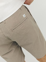 Jack & Jones Béžové pánske chino šortky s plátnom Jack & Jones Dave