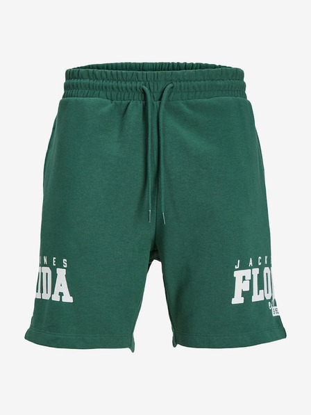 Jack & Jones Tmavozelené pánske tepláky Jack & Jones Cory
