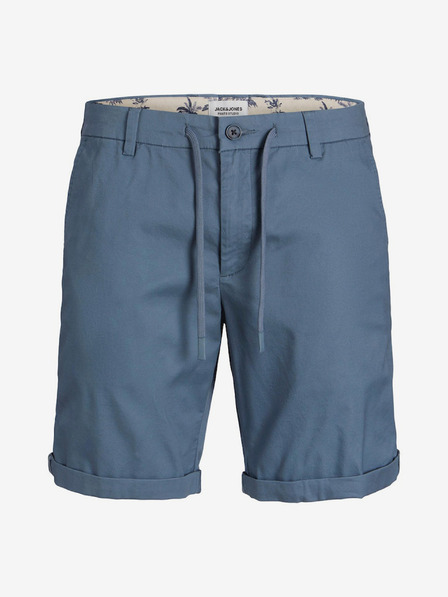 Jack & Jones Modré pánske chino šortky Jack & Jones Marco