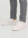 Jack & Jones Biele pánske kožené tenisky Jack & Jones Radcliffe