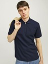 Jack & Jones Tmavomodré pánske polo tričko Jack & Jones