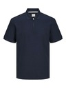 Jack & Jones Tmavomodré pánske polo tričko Jack & Jones