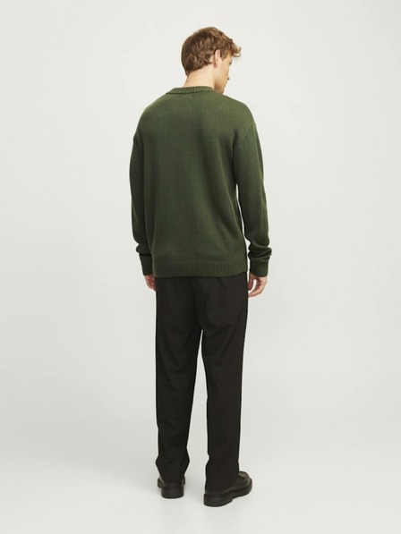 Jack & Jones Zelená Pánsky sveter Jack & Jones Jack