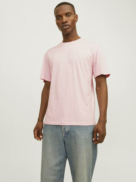 Jack & Jones Svetloružové pánske tričko Jack & Jones Vesterbro