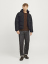 Jack & Jones Čierna pánska prešívaná bunda Jack & Jones Build