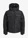 Jack & Jones Čierna pánska prešívaná bunda Jack & Jones Build