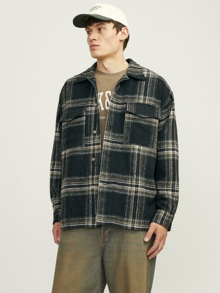 Jack & Jones Jack & Jones pánska košeľa s kockovaným vrchným odevom Jack & Jones Vesterbro