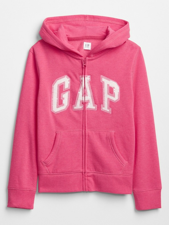 GAP Detská mikina GAP logo zip
