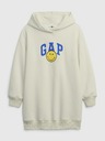 GAP Detské mikinové šaty Gap × SmileyWorld® GAP