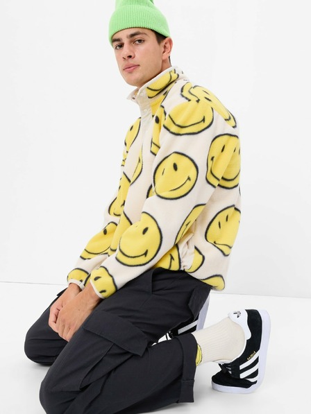GAP Mikina fleece Gap × SmileyWorld® Unisex GAP