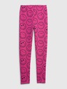 GAP Detské zateplené legíny GAP × SmileyWorld®