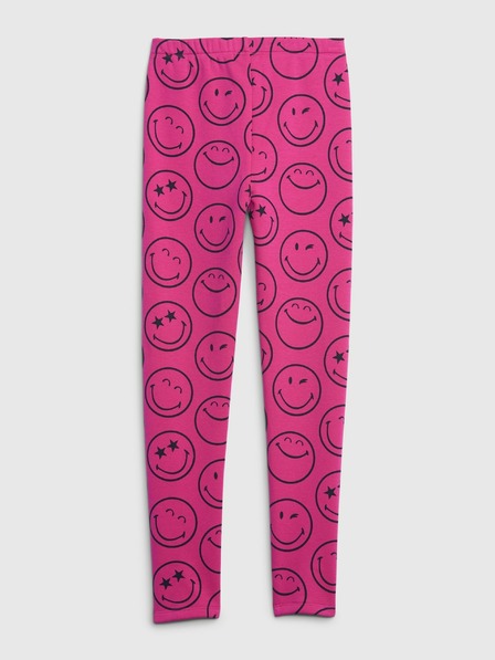 GAP Detské zateplené legíny GAP × SmileyWorld®