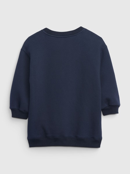 GAP Baby mikinové šaty Gap × SmileyWorld® GAP