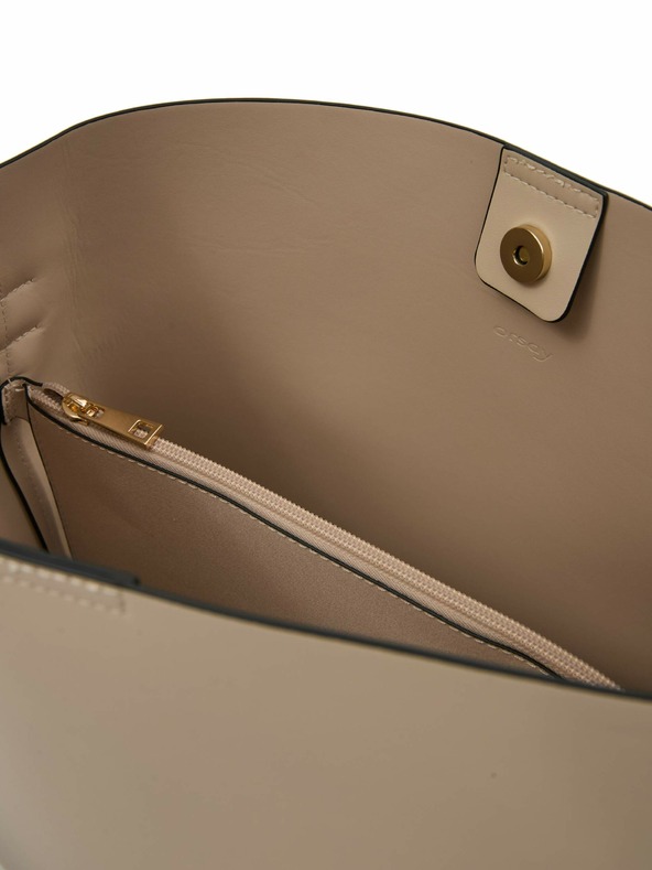 Orsay Béžová dámska kabelka s krokodílím vzorom ORSAY