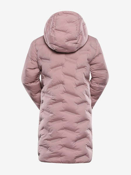 ALPINE PRO Ružový dievčenský kabát Hi-Therm s impregnáciou Alpine Pro Awedo