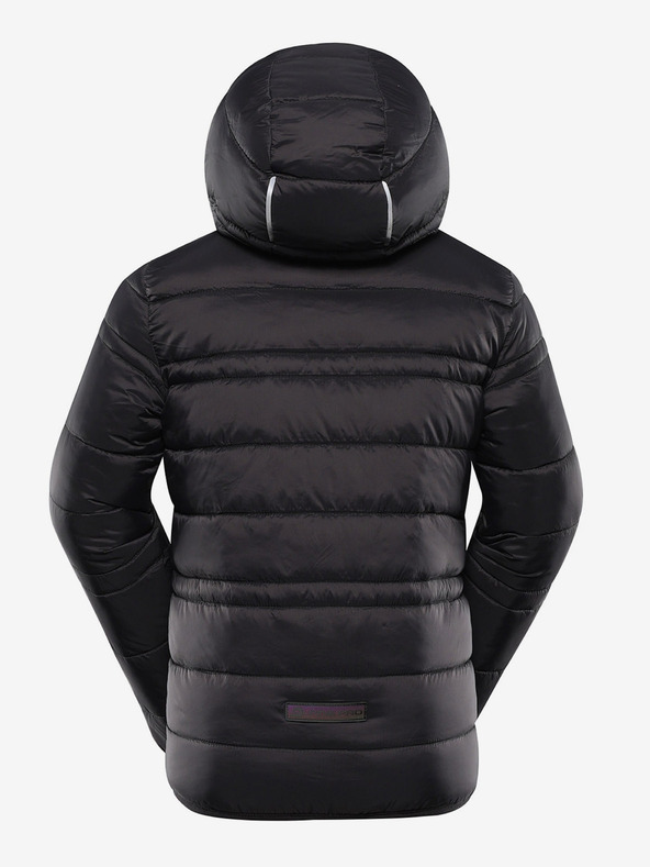 ALPINE PRO Detská obojstranná bunda hi-therm ALPINE PRO DOUWO čierna