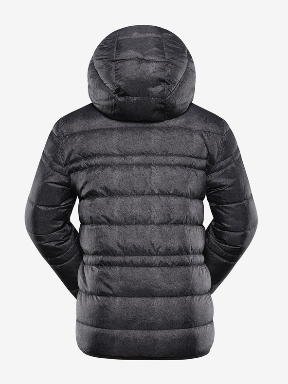 ALPINE PRO Detská obojstranná bunda hi-therm ALPINE PRO DOUWO čierna