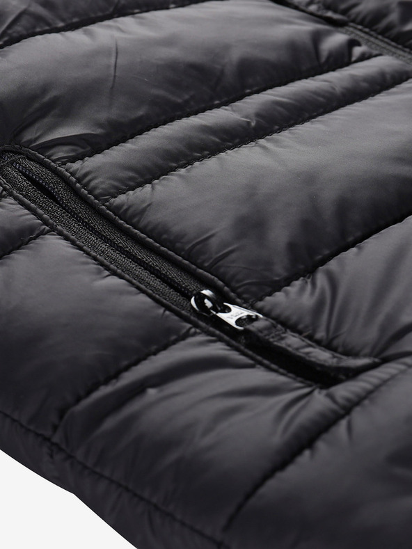 ALPINE PRO Detská obojstranná bunda hi-therm ALPINE PRO DOUWO čierna