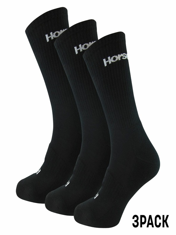 Horsefeathers Delete Premium 3Pack Socks - čierne veľkosť 11 - 13 HORSEFEATHERS