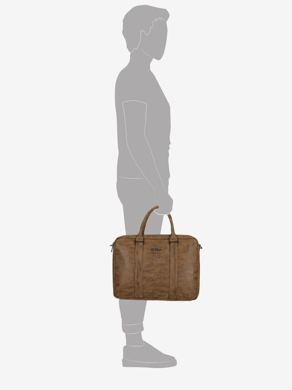 Enrico Benetti Enrico Benetti Rotterdam 15" taška na notebook Camel