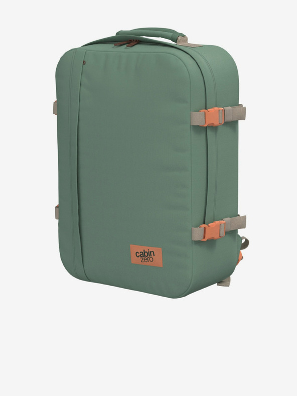 CabinZero Zelený unisex batoh CabinZero Classic 44L Sage forest
