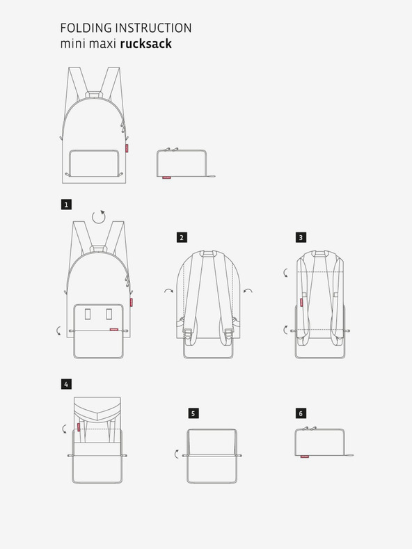 Reisenthel Čierny bodkovaný batoh Reisenthel Mini Maxi Rucksack Dots White