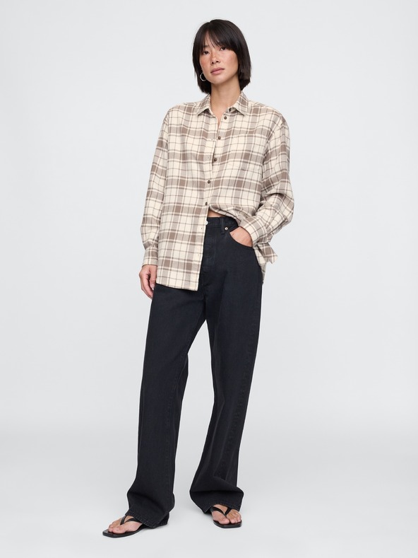 GAP Oversize flanelová košeľa Big Shirt GAP