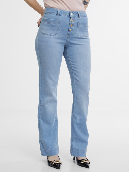Orsay Svetlomodré dámske džínsy bootcut ORSAY