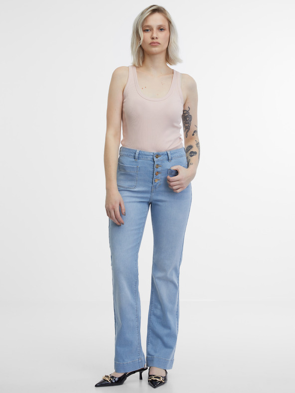 Orsay Svetlomodré dámske džínsy bootcut ORSAY