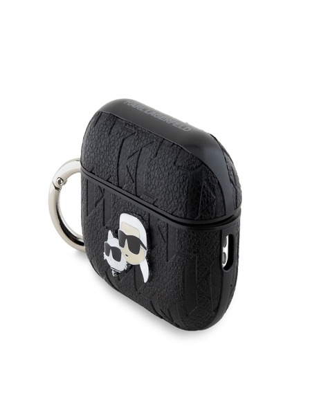 Karl Lagerfeld Karl Lagerfeld PU Embossed Karl and Choupette Heads Case pre AirPods Pro 2 Black