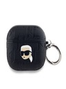 Karl Lagerfeld Karl Lagerfeld PU Embossed Karl Head Case pre AirPods 3 Black