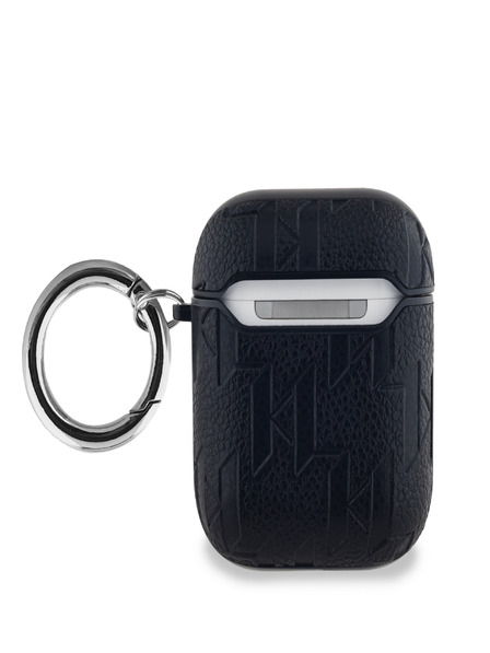 Karl Lagerfeld Karl Lagerfeld PU Embossed Karl Head Case pre AirPods 1/2 Black