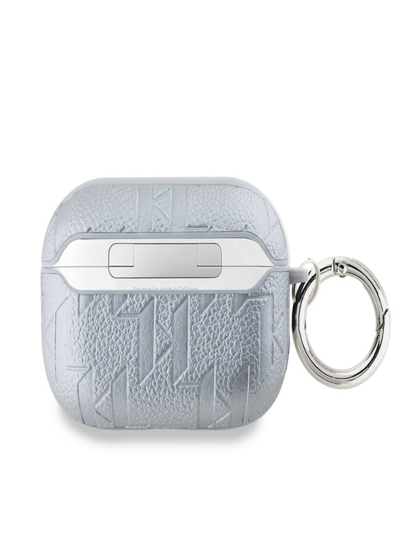 Karl Lagerfeld Karl Lagerfeld PU Embossed Choupette Head Case pre AirPods Pro 2 Silver