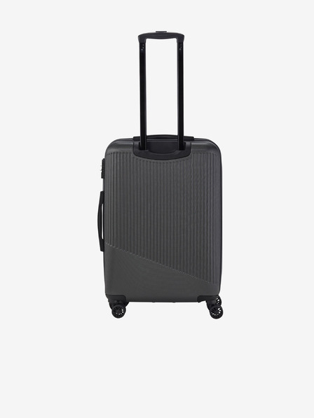 Travelite Tmavo šedý cestovný kufor Travelite Bali M