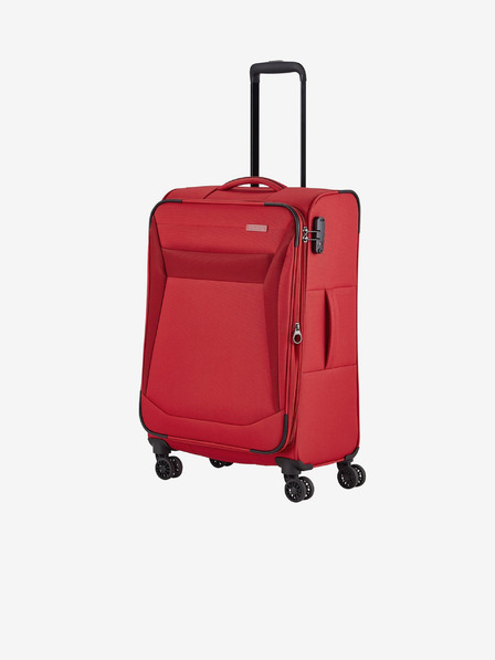Travelite Sada troch cestovných kufrov Travelite Chios v červenej farbe S,M,L